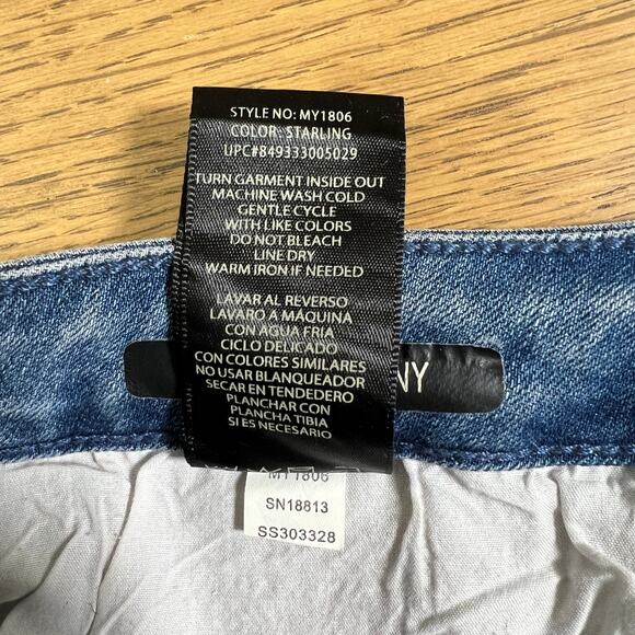 Seven7 Womens Pearl Embellished Mid Rise Skinny Jeans Starling Size 12‎ Coquette - Picture 10 of 11